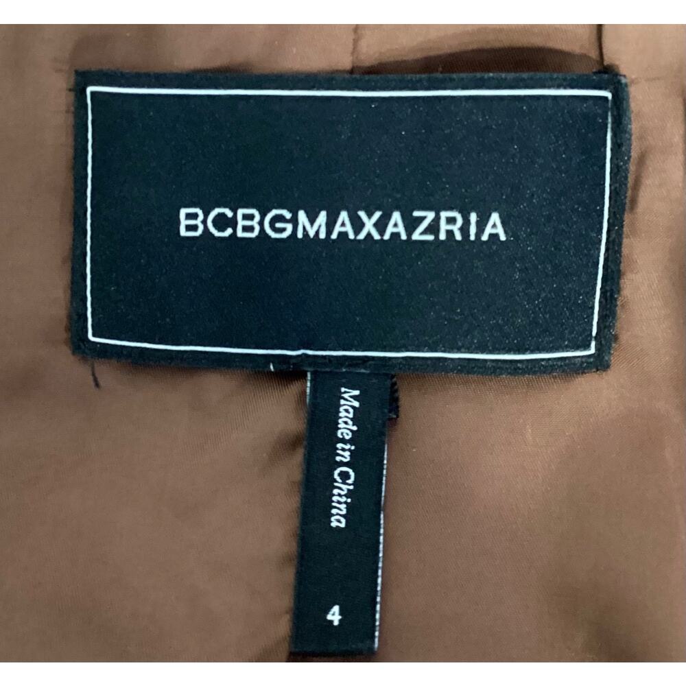 Bcbgmaxazria Tailored Caramel Single-Button Blazer Size 4 - Picture 4 of 4